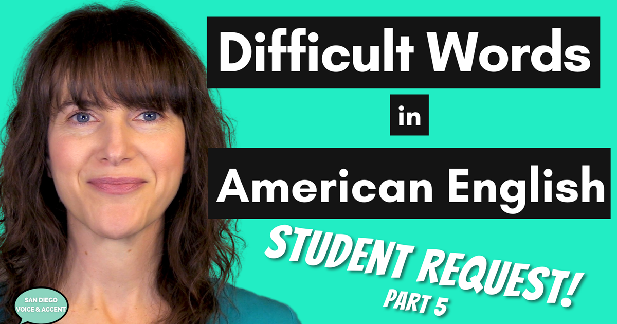 American Accent Training How to pronounce "can't"