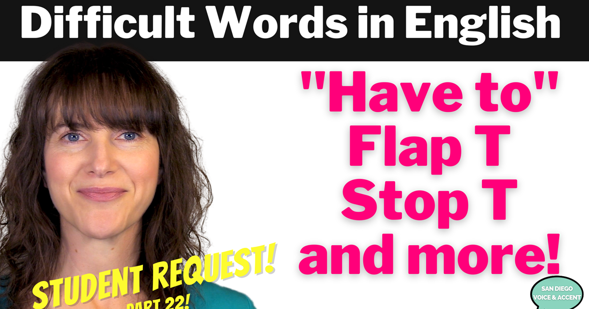How to Pronounce Difficult Words in American English