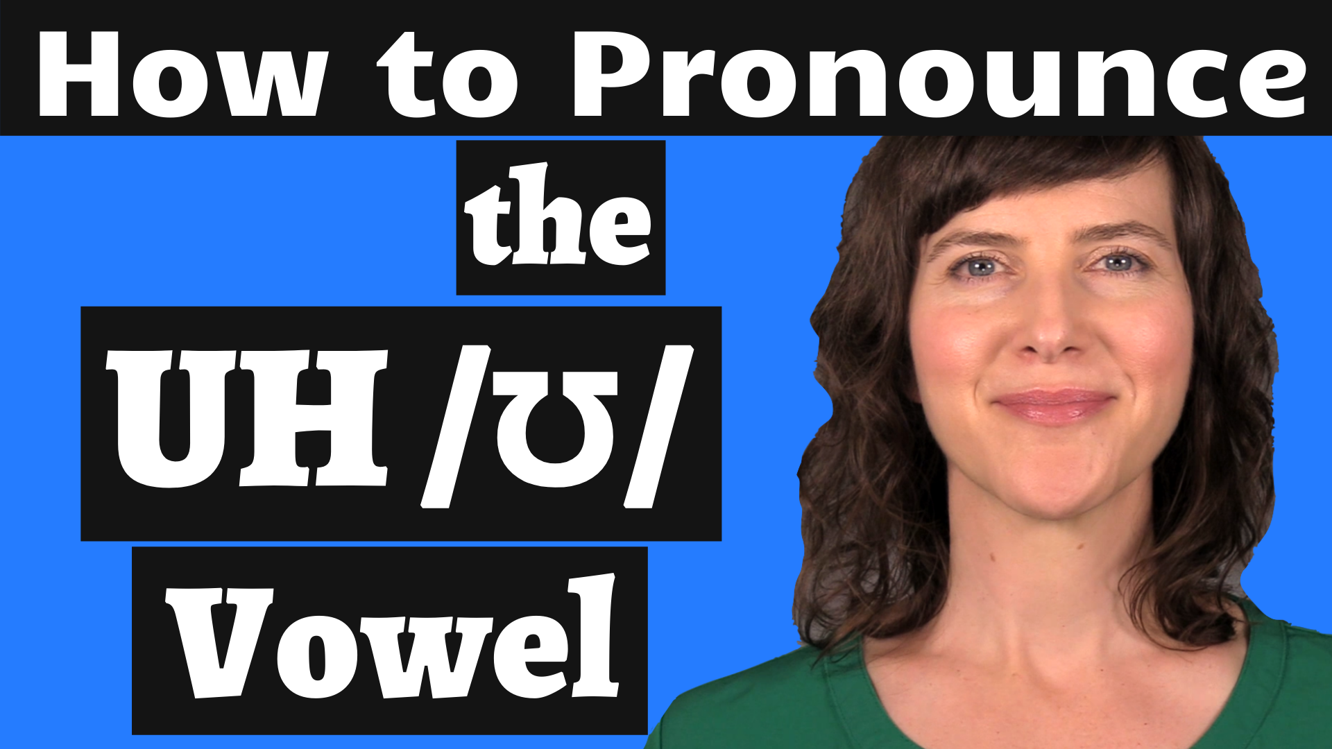how to pronounce the uh book vowel youtube thumbnail